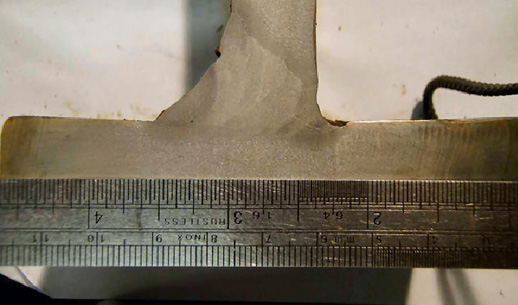 Welder qualification macro test